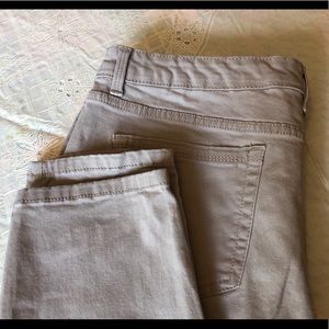 Charter Club Jeans, tan, 12, Bristol Skinny Ankle